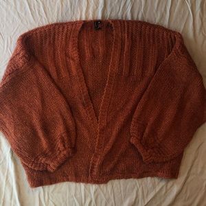 Burnt Orange cardigan!
